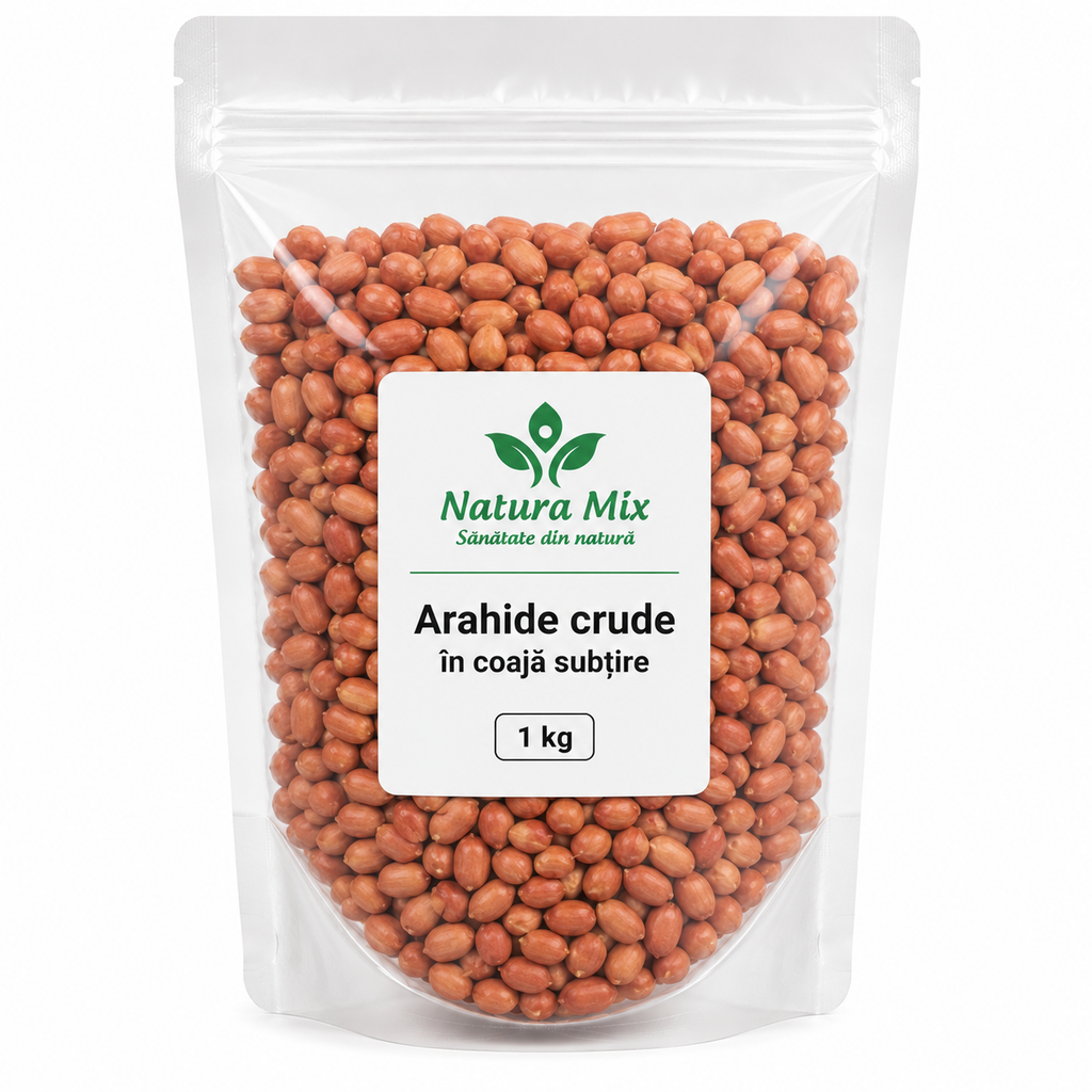 Arahide crude in coaja subtire 1kg Arahide crude 1 kg - imagine 1