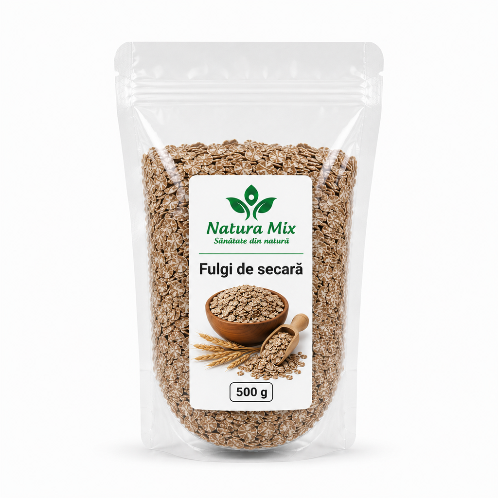 Fulgi de secara 500 g Fulgi de secara 500 g - imagine 1