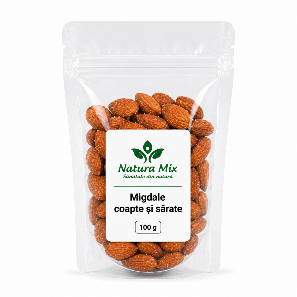 Migdale coapte 100 g Migdale coapte 100 g - imagine 1
