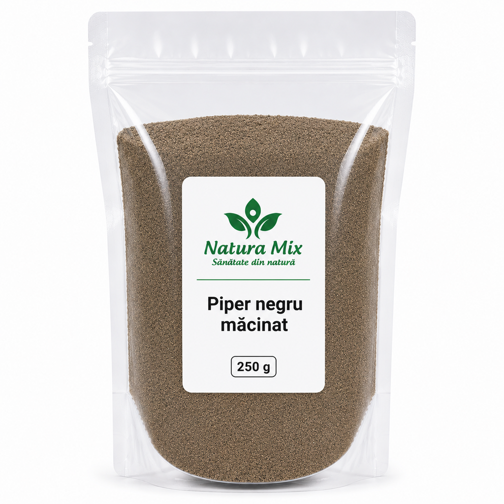 Piper negru macinat 250 g Piper negru macinat 250 g - imagine 1