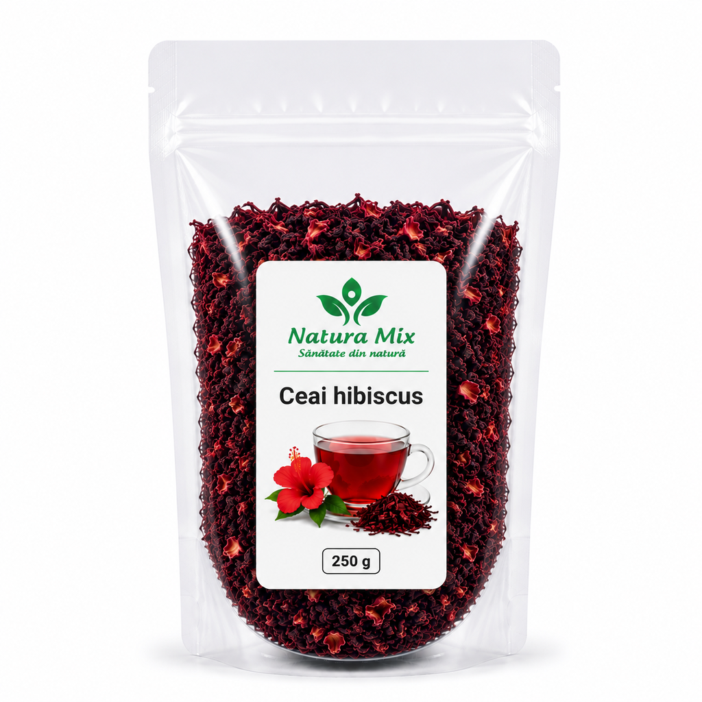 Ceai hibiscus 250 g Ceai hibiscus 250 g - imagine 1
