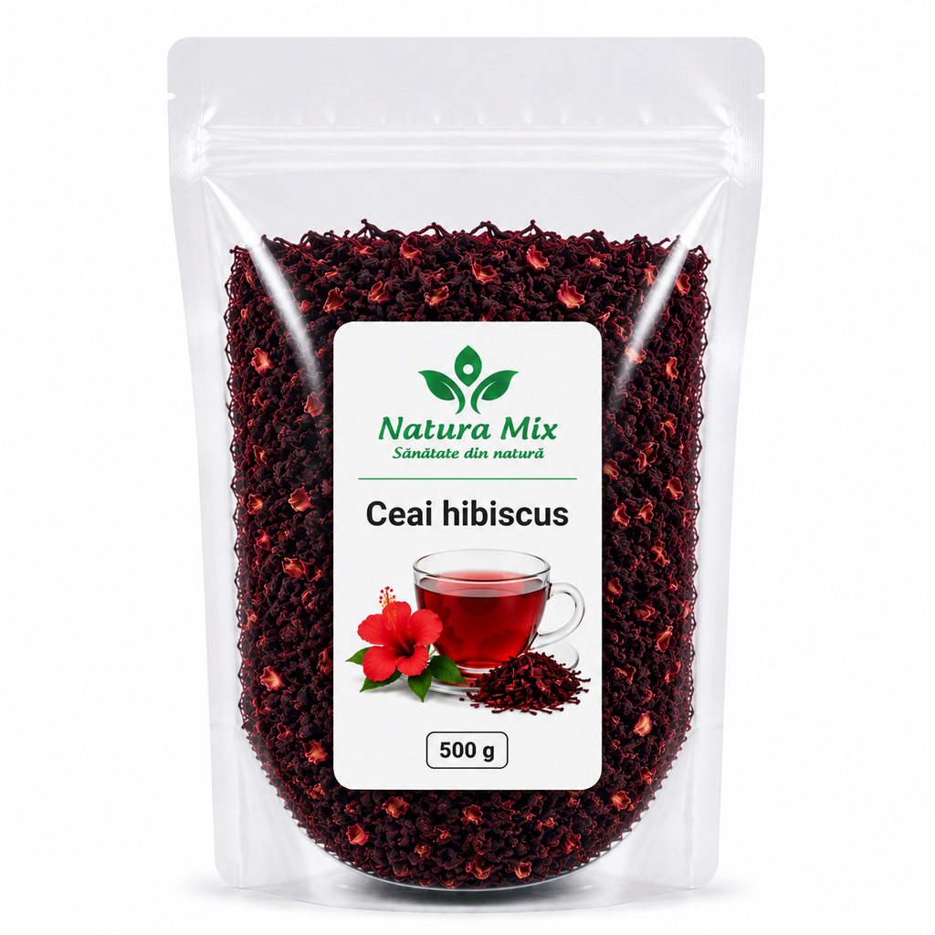 Ceai hibiscus 500 g Ceai hibiscus 500 g - imagine 1