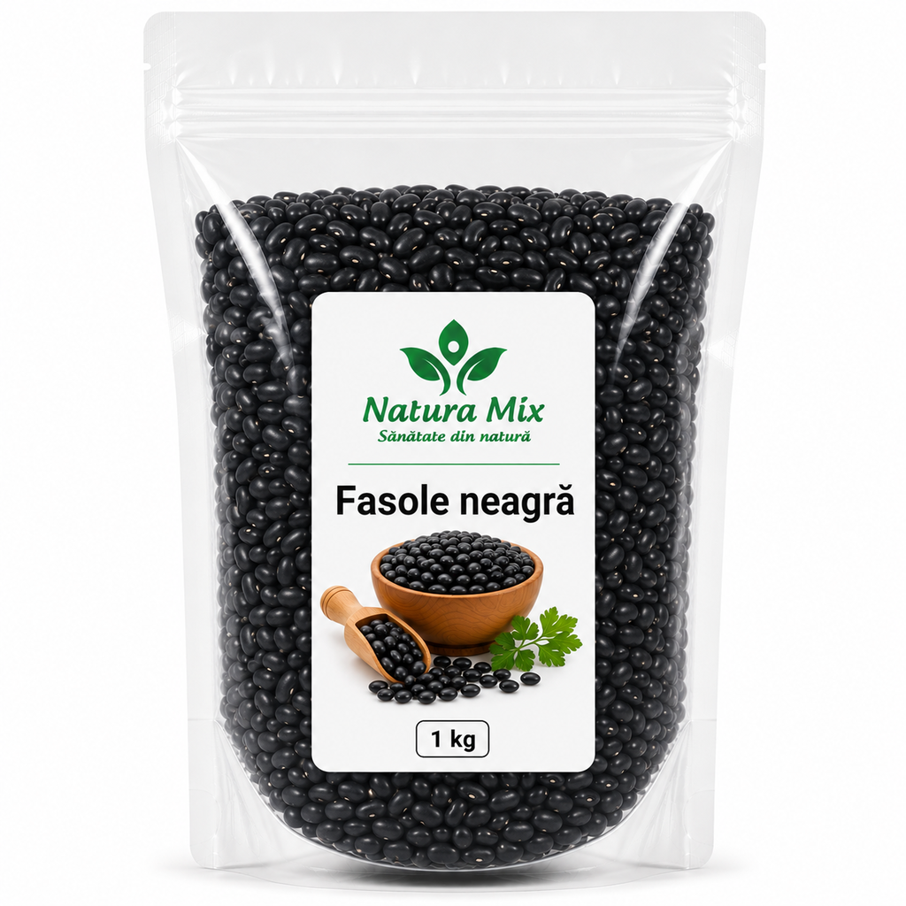 Fasole neagra 1 kg Fasole neagra 1 kg - imagine 1