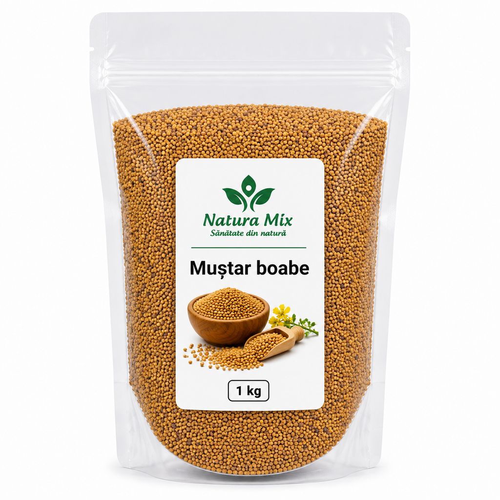 Mustar boabe 1 kg Mustar boabe 1 kg - imagine 1