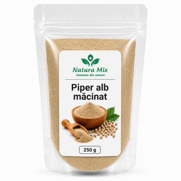 Piper alb macinat 250 g