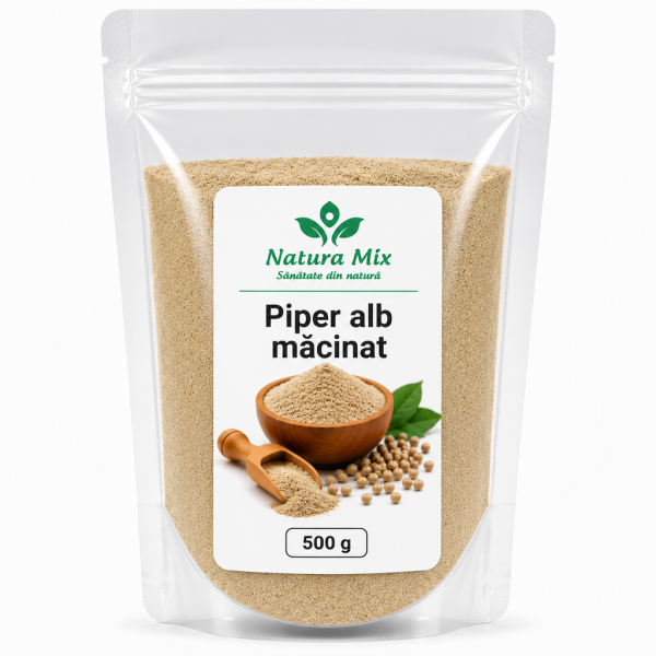 Piper alb macinat 500 g