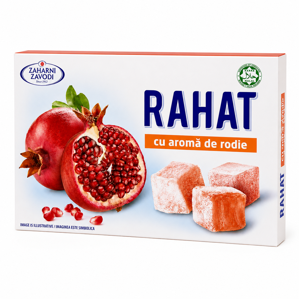 Rahat cu aroma de rodie 140 g Rahat cu aroma de rodie 140 g - imagine 1
